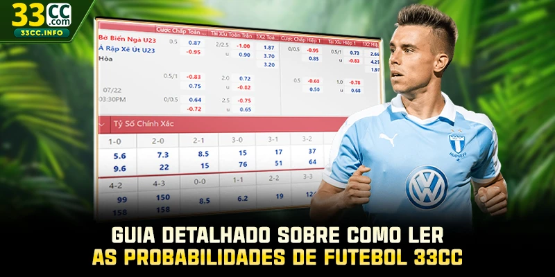 Guia detalhado sobre como ler as probabilidades de futebol 33CC