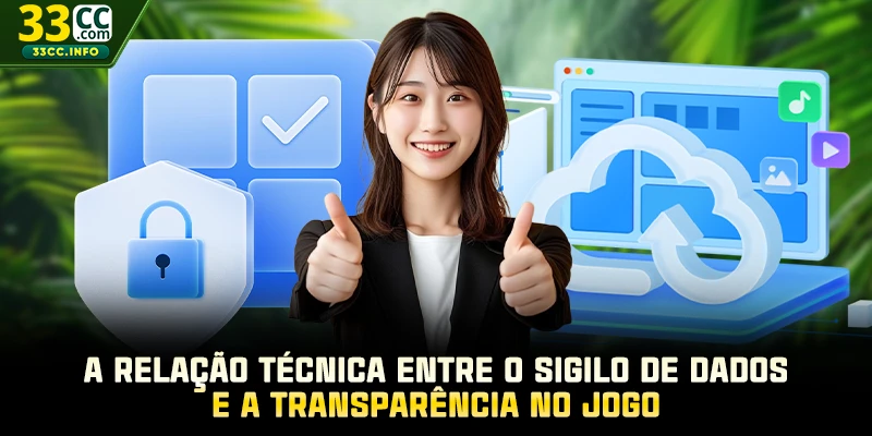 A relação técnica entre o sigilo de dados e a transparência no jogo
