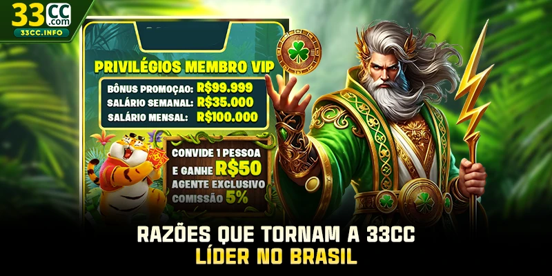 Razões que tornam a 33CC líder no Brasil