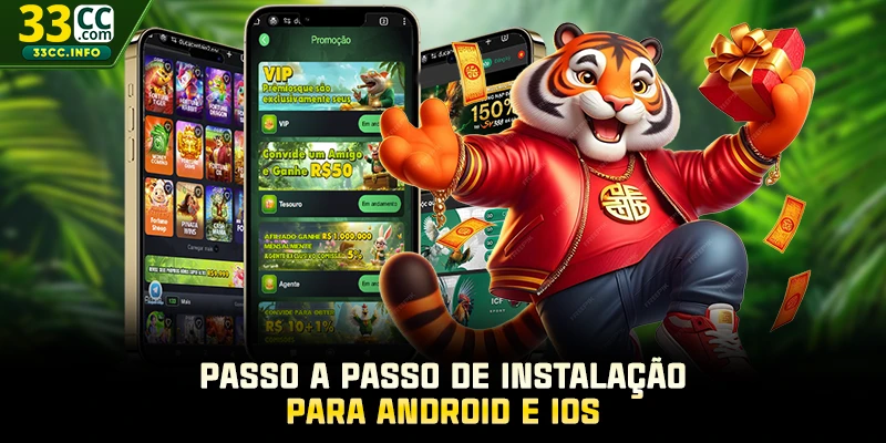 Passo a passo de instalação para Android e iOS